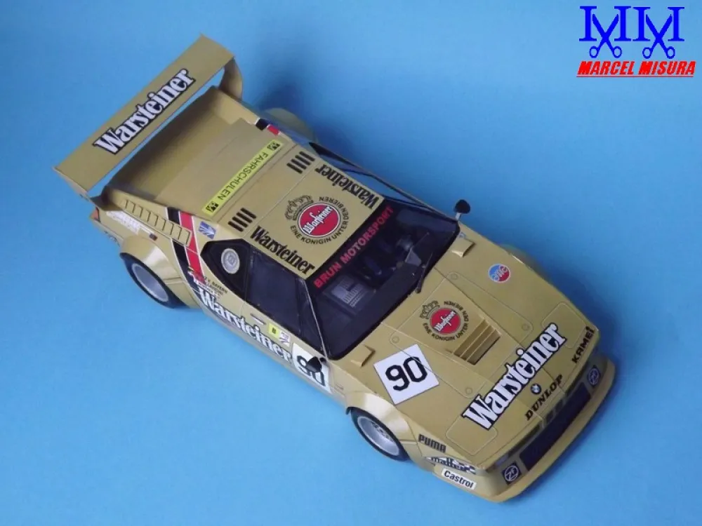 Papierový model BMW M1 Warsteiner LM 1983